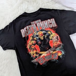 Five Finger Death Punch Got Your Six T Shirt Sz XL